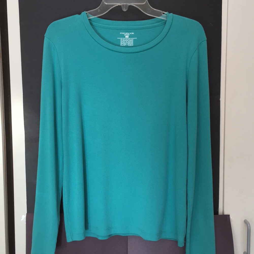 Jones of New York Sport long sleeve shirt Sz L